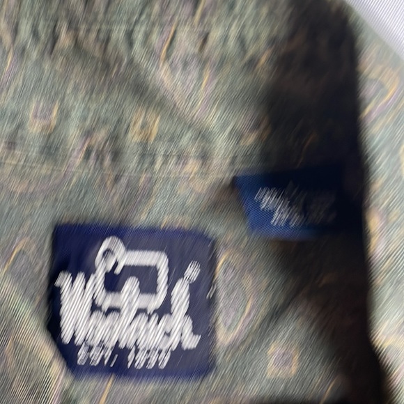Vintage Woolrich Faded Patterned Print Long Sleeve Cotton Buttondown - Picture 3 of 7